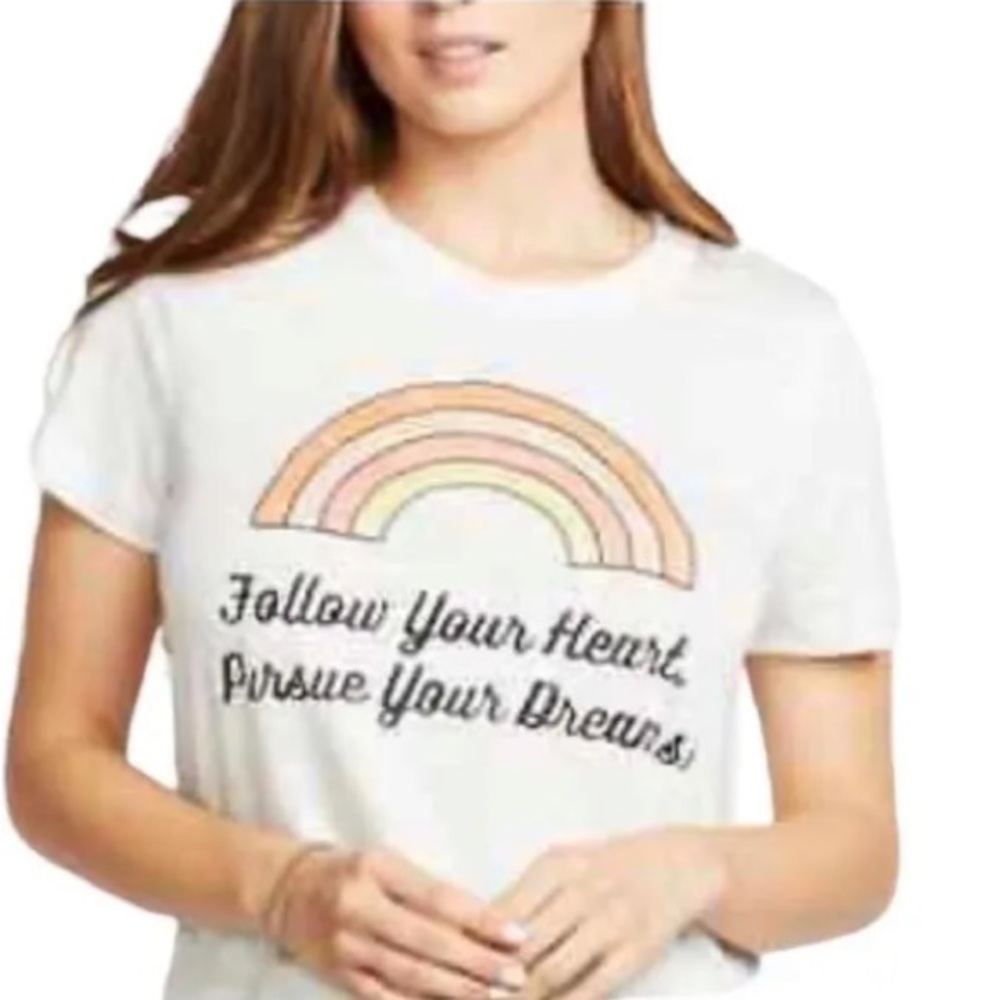 NWT Chaser follow your heart pursue your dreams shirt size S